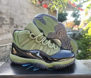 Retro Air Jordan 11 Army Green Black Men’S