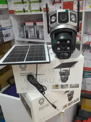 4g Simcard Dual Lens Outdoor Solar Camera Color Night Vision