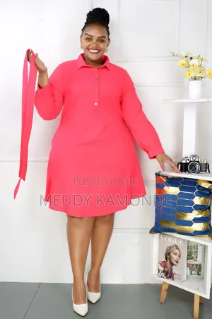Pink Shirt Dress