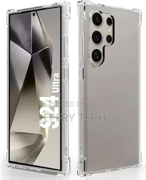 Samsung S24 Ultra Clear Case With Reinforced Corners, Drop P