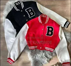 Cute Black White Leather Jacket