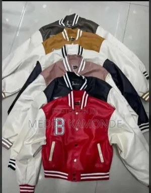 Cute Black White Leather Jacket