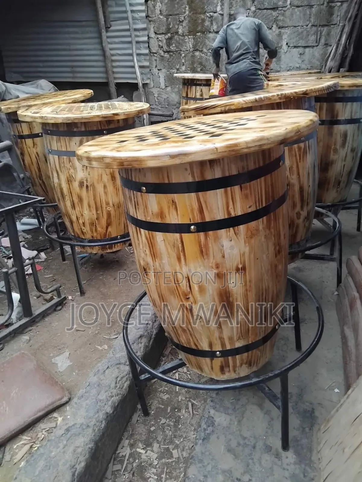 Barrel Restaurant Tables 