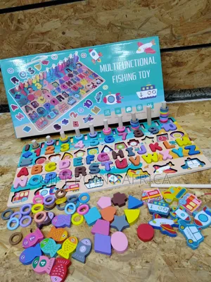7 In 1 Wooden Educational Montessori Board For Kids