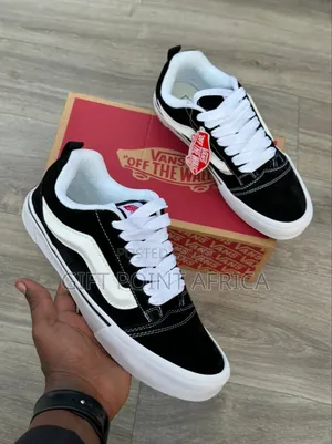 Black White Original Old School Double Sole Vans