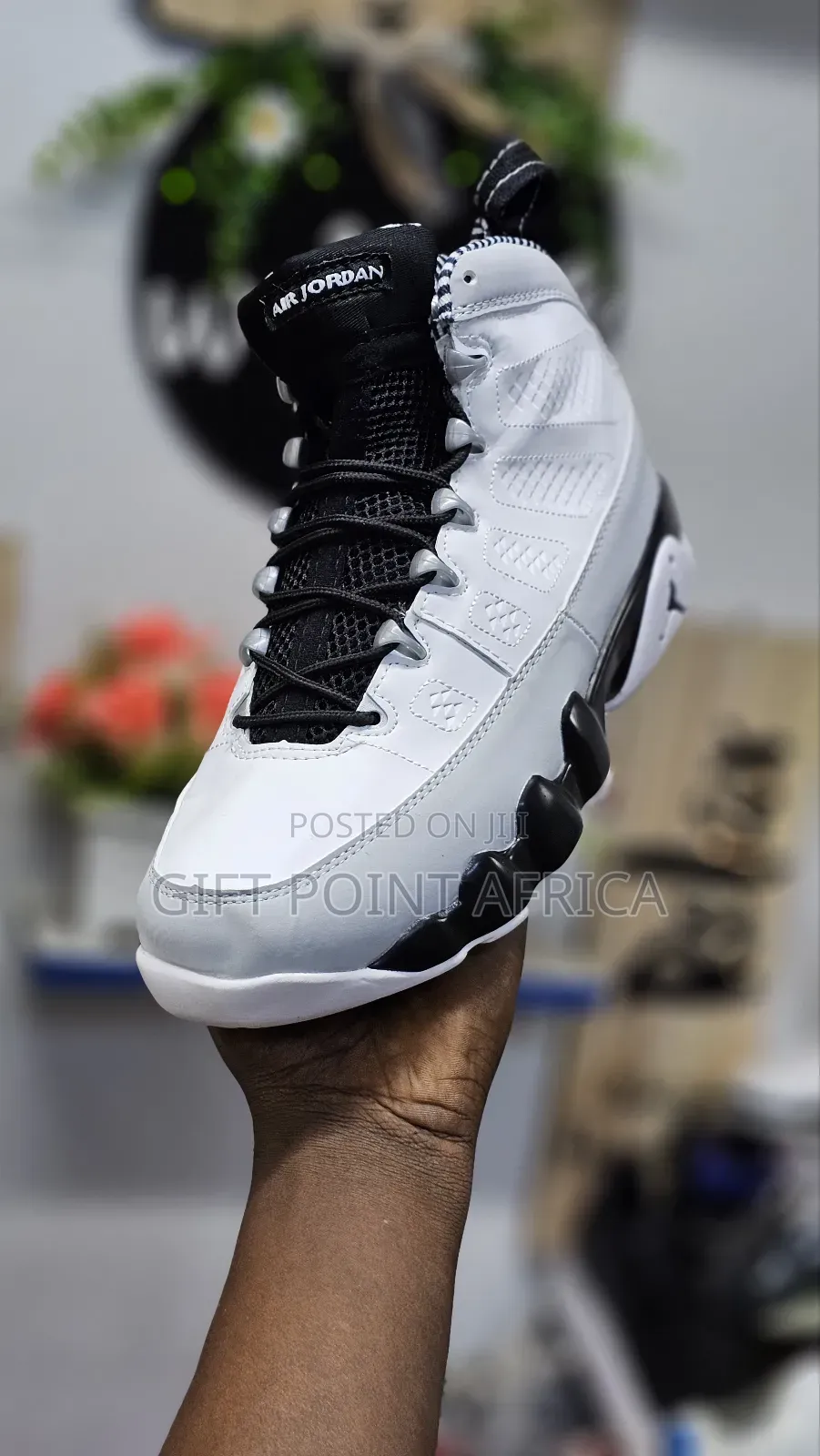 Jordan 9 1 Leather Mens Sneakers