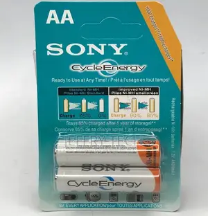 Sony AAA Rechargeable Battery for Camera of Toys-2pcs