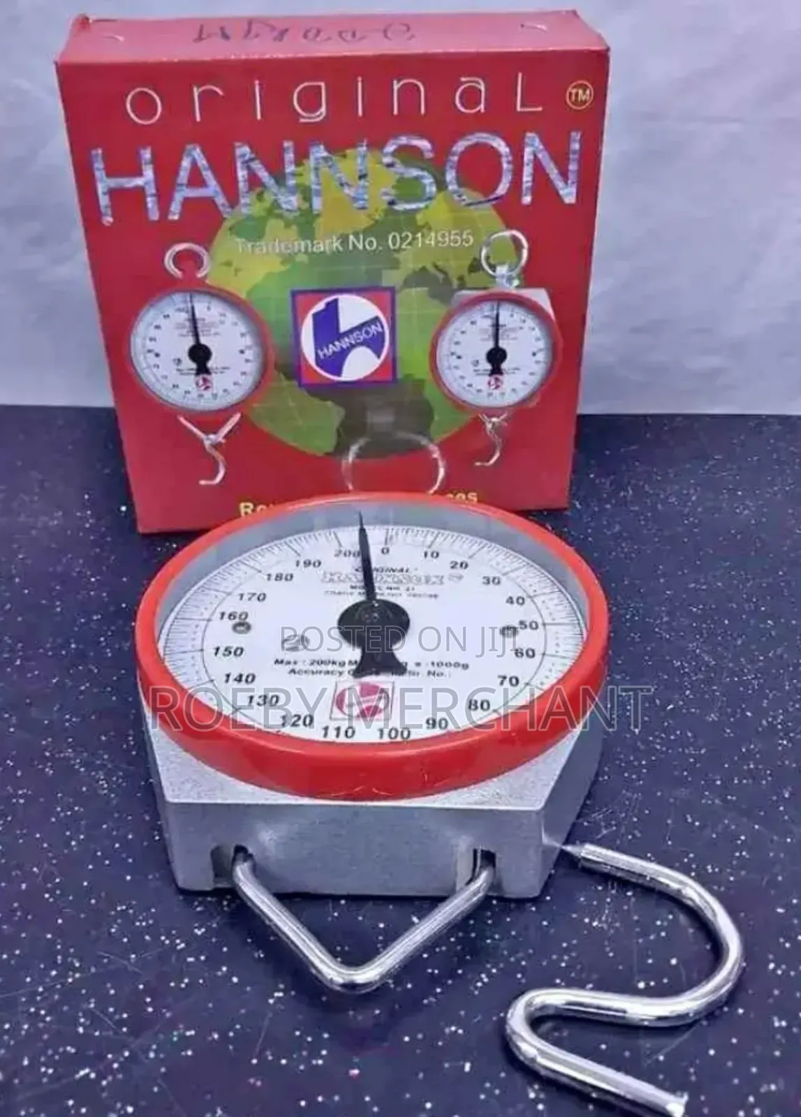 Hanson Hanging Weighing Scale, Store Scale 200kgs