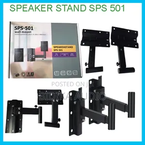 Speaker Stand Wall Mount Heavy Duty Black SPS-501