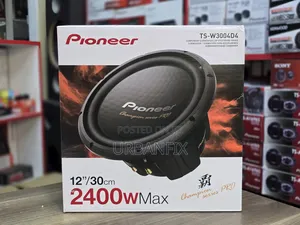 Pioneer 2400watts Ts-W3004d4 Bass Subwoofers on Offer!!