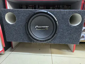 Pioneer 2400watt TS-W3004D4 With MDF Double Breather Cabinet