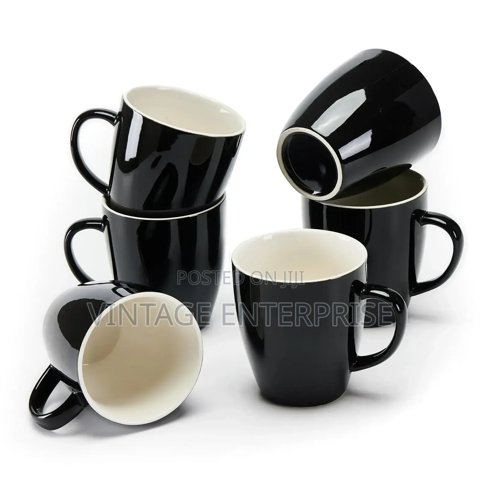 Black Ceramic Mugs/ Mug