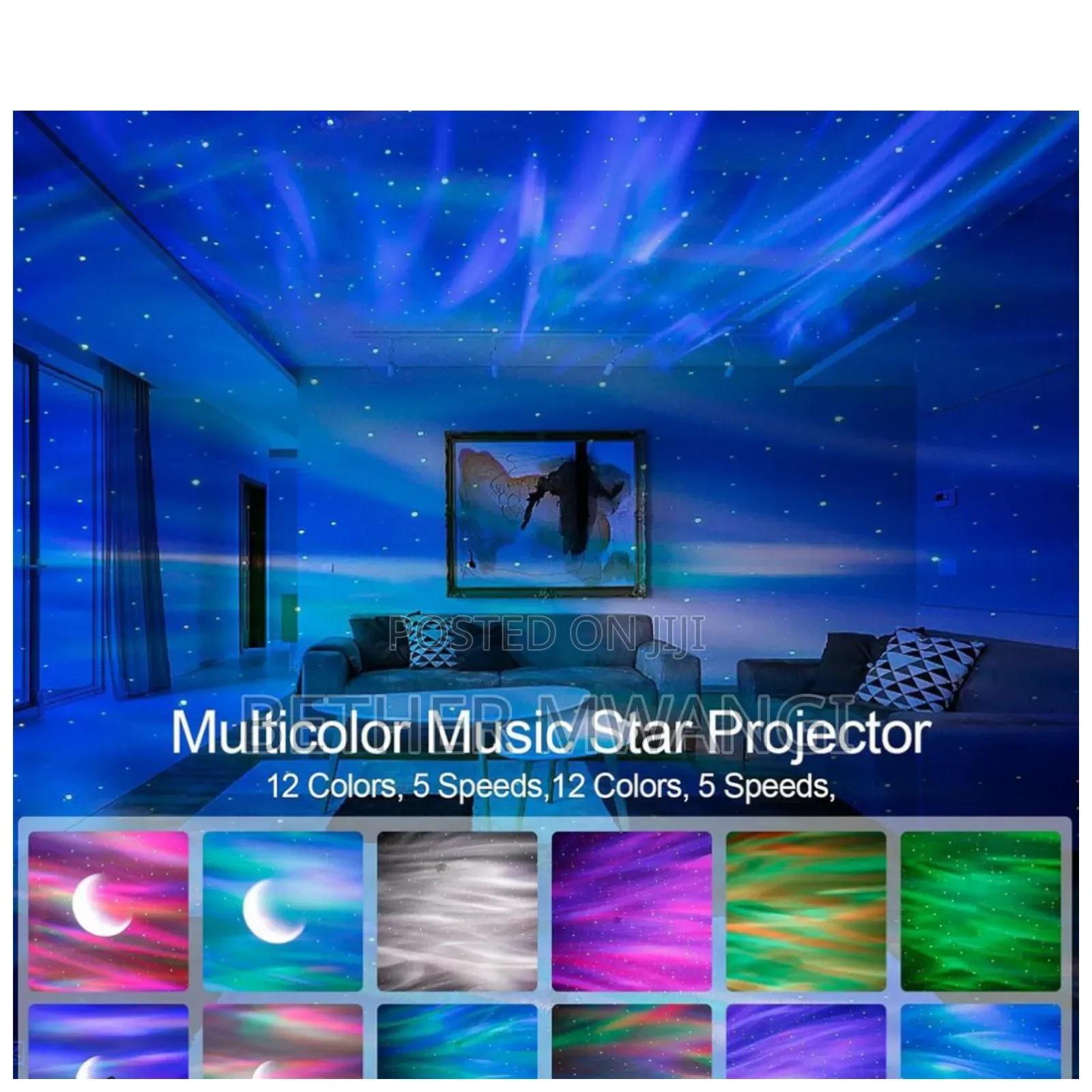 Northern Light Star Lamp With Bluetooth Speaker