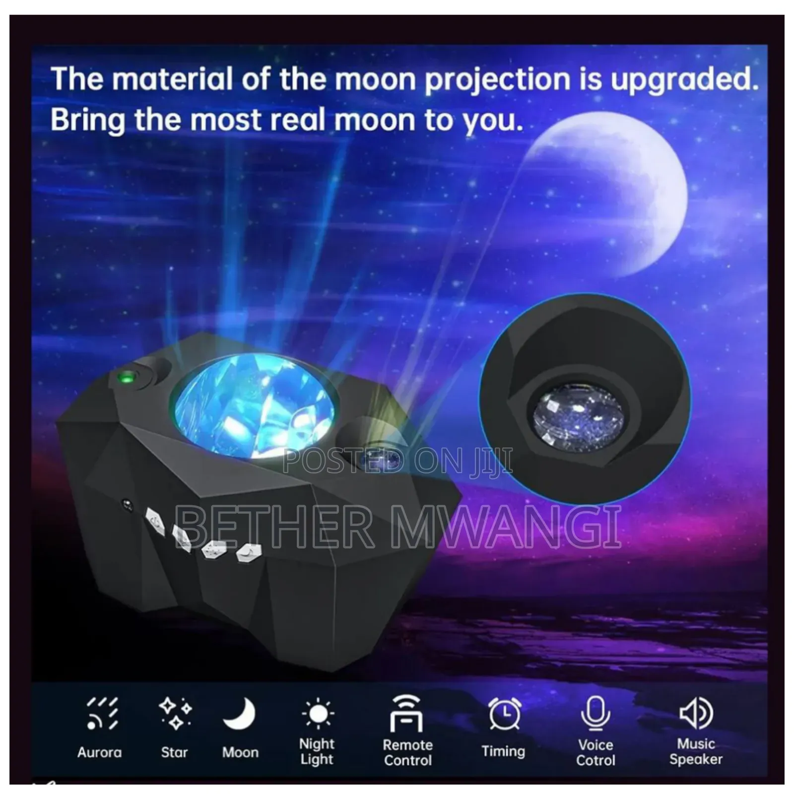 Northern Light Star Lamp With Bluetooth Speaker