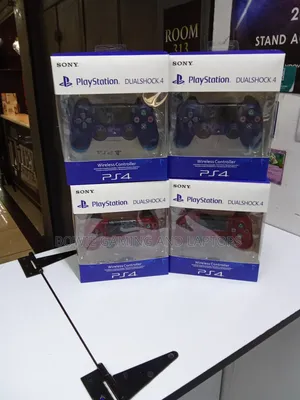 Playstation 4 Controller Brand Red/Blue Colourless
