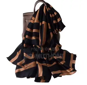 Ladies Long Large 180*90CM for Luxury Designer Silk Shawl