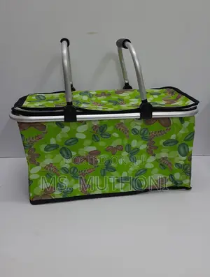 FOLDABLE Coloured Insulated Picnic Storage Baskets