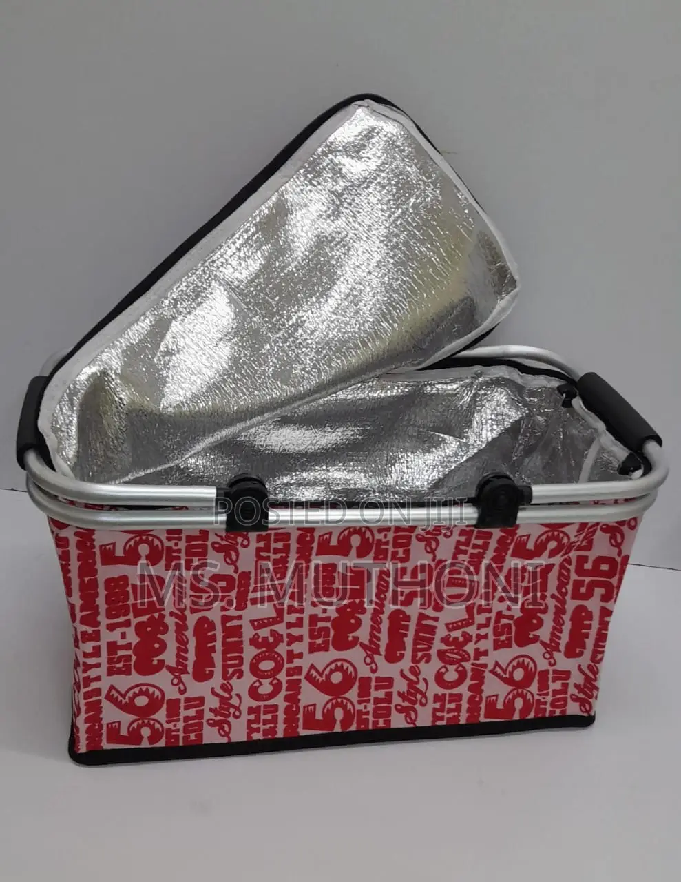 FOLDABLE Coloured Insulated Picnic Storage Baskets