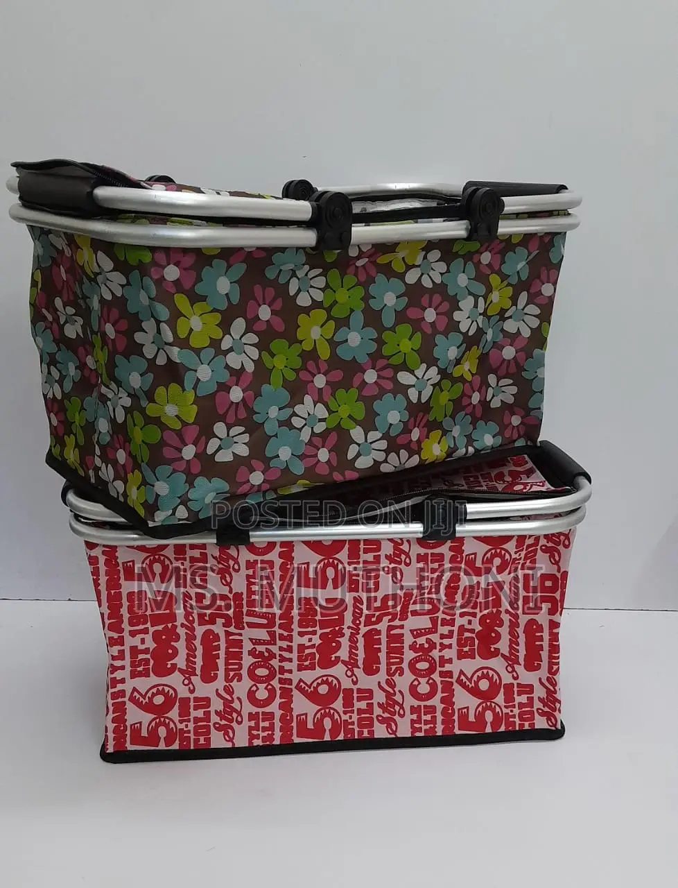 FOLDABLE Coloured Insulated Picnic Storage Baskets