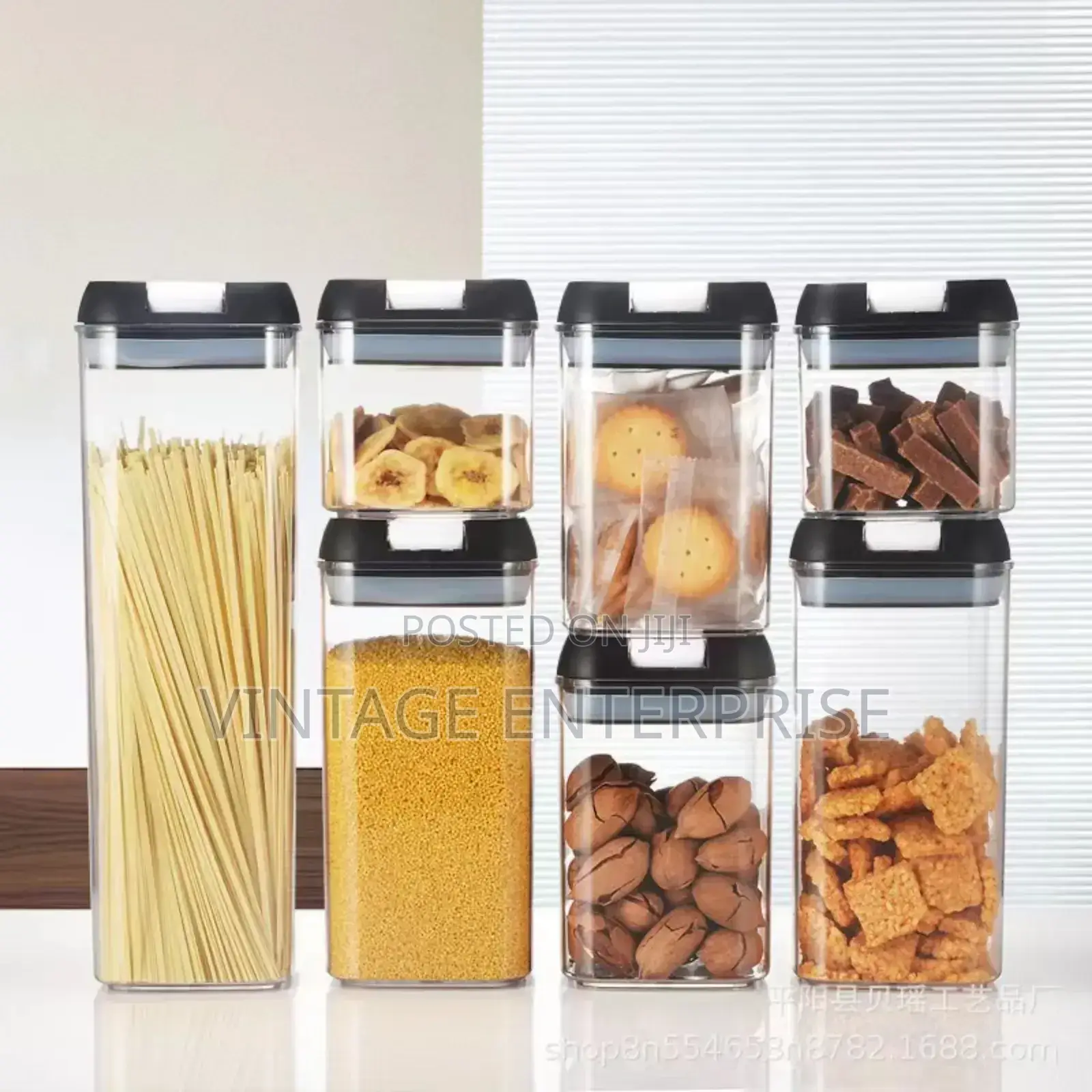 7pcs Acrylic Food Set Container