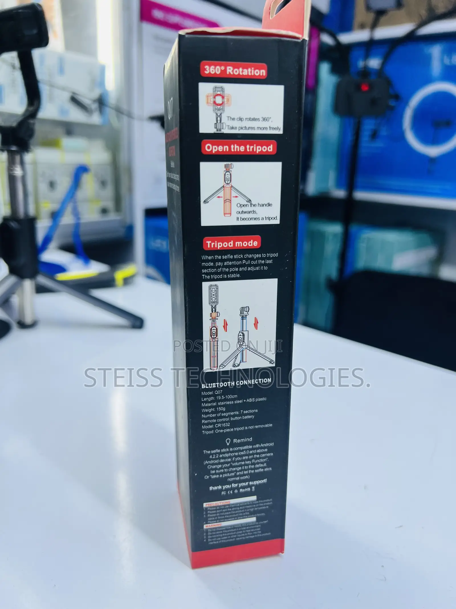 Seflie Stick With Stand.