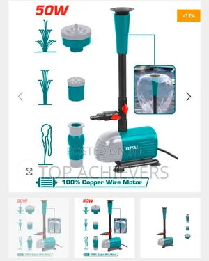 Quality Fountain Pump,Total 50w Interchangeable Fountainpump