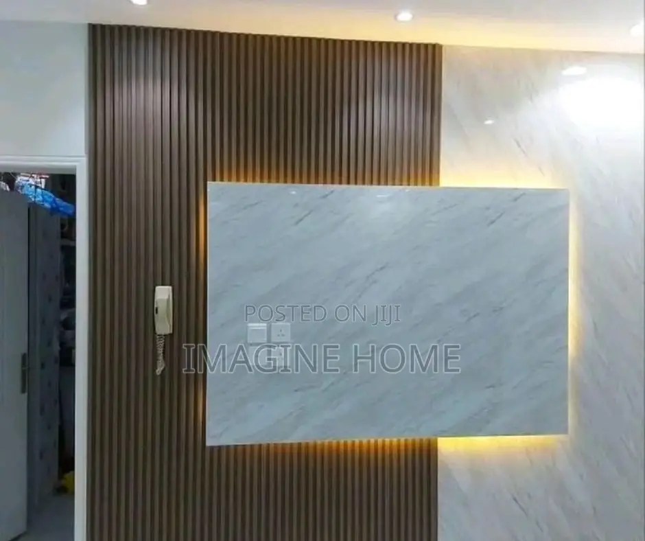 Brown Nice Fluted Wall Hedges/Panels