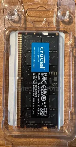 Ddr5 Crucial 16gb (16gbx1) Ddr5 4800mhz Laptop Ram