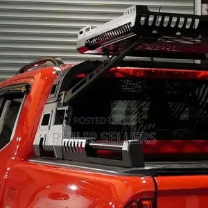 Roof Cargo Basket LED Light 4X4 Steel Pick Up Truck Anti Spo