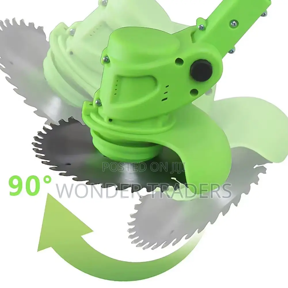 Cordless Electric Lawn Mower Foldable Adjustable Trimmer