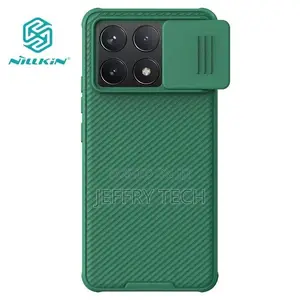 Nillkin Case for Poco F6 , Slidding Camera Cover, Twill T