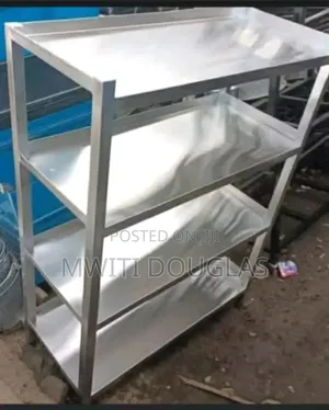 Four Shelves Stainless Storage Rack