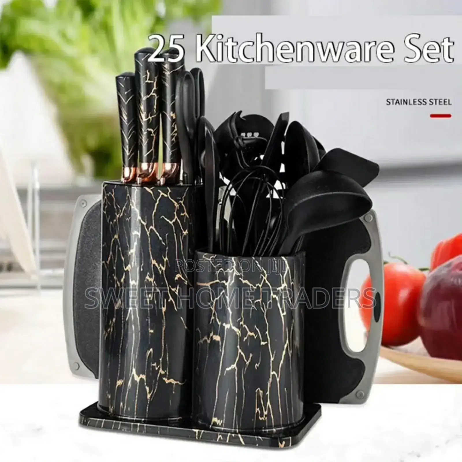 *25 PCS Marble Silicone Spoons*