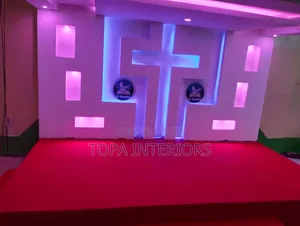 Delta Red Church Altar Wall to Wall Floor Decoration Carpets