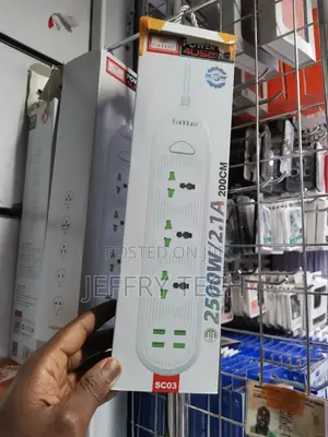 Earldom SC03 Smart Power Strip – 3 Socket and 4 USB QC3.0 Qu