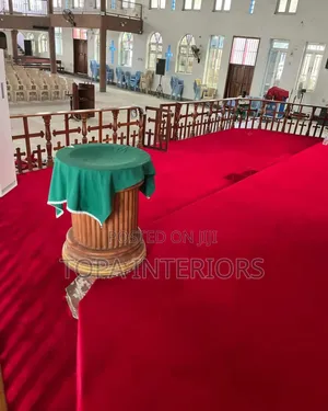 Elegant Red Church Altar Decoration Carpets Red Altar Mats