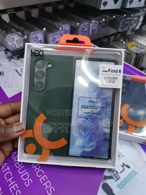 Leather Phone Case for Samsung Galaxy Z Fold 6 Green