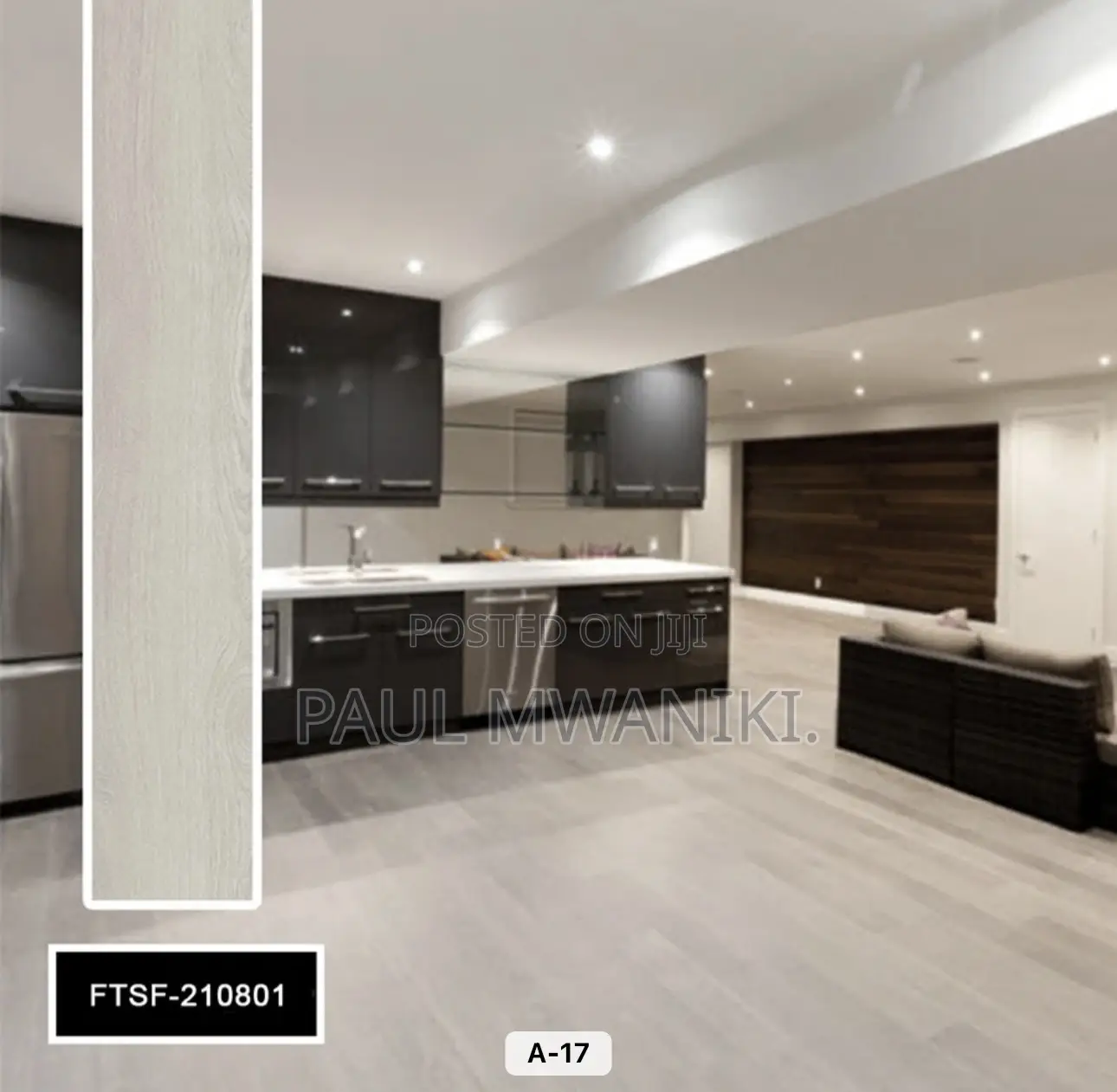 Indoor Living Room Covering Interlocking SPC Flooring