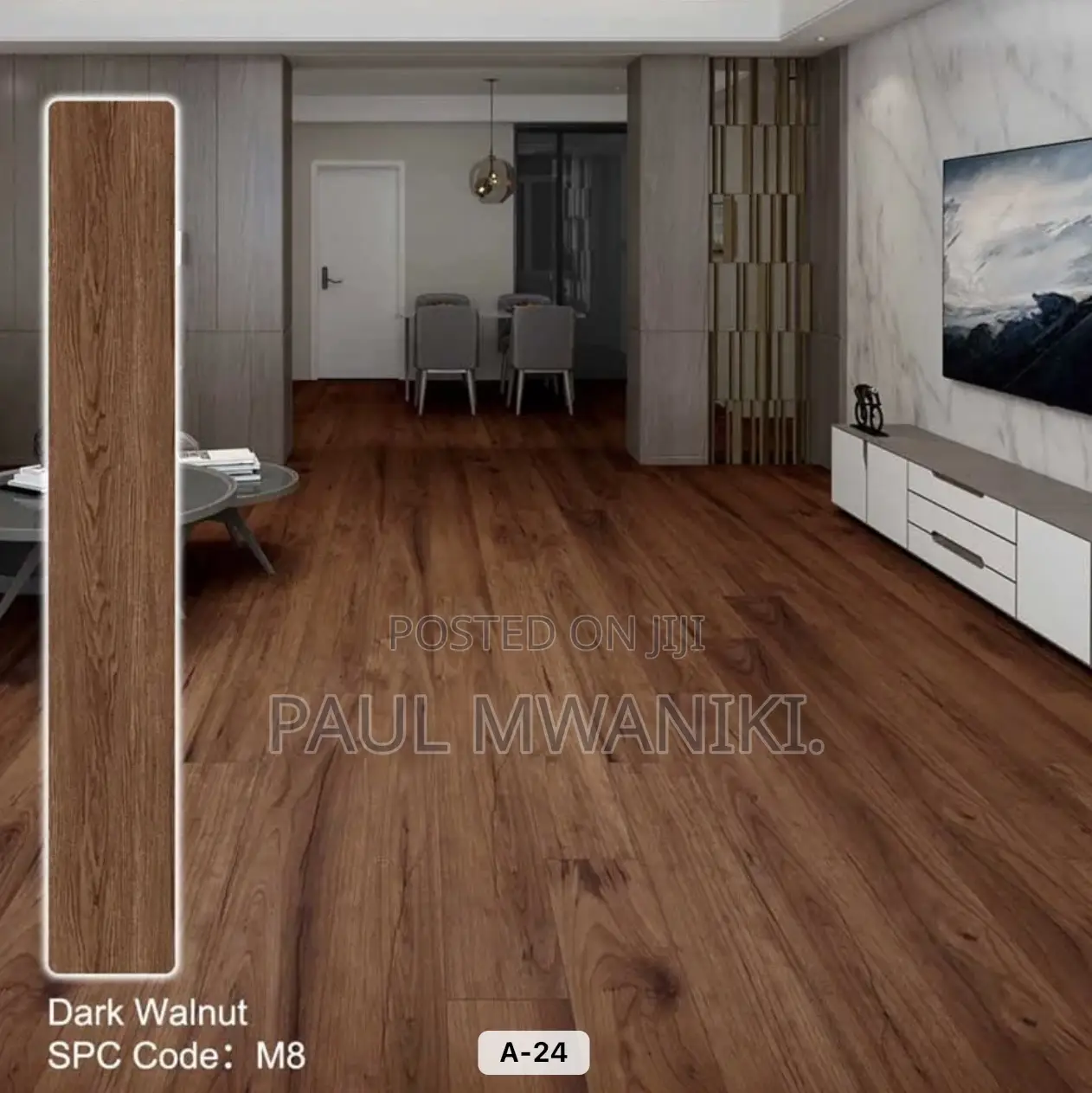Indoor Living Room Covering Interlocking SPC Flooring