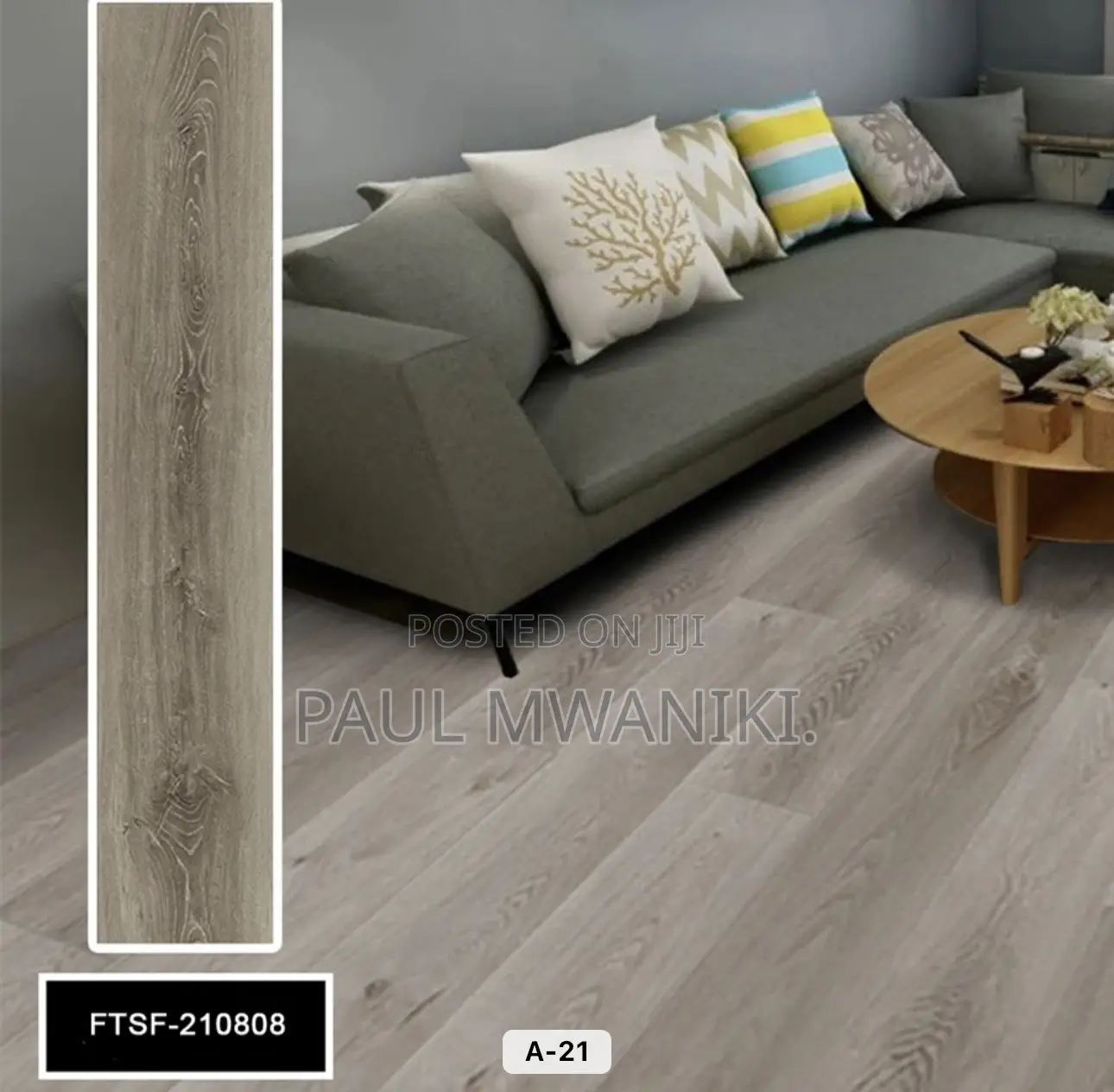 Indoor Living Room Covering Interlocking SPC Flooring