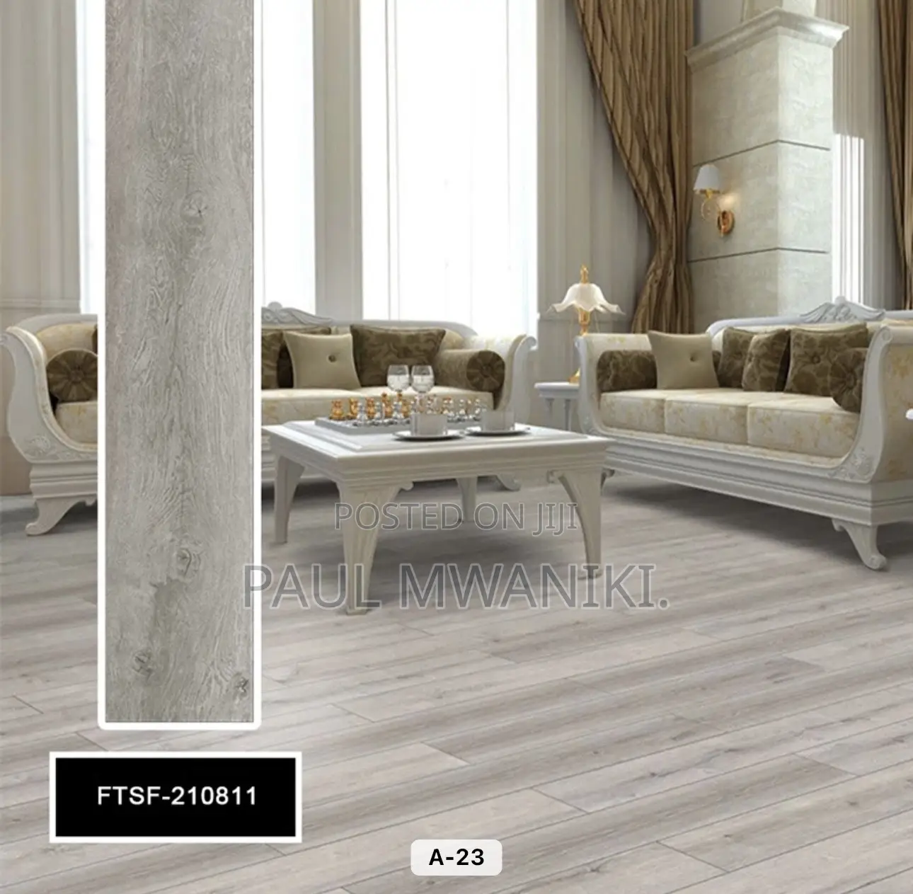 Indoor Living Room Covering Interlocking SPC Flooring