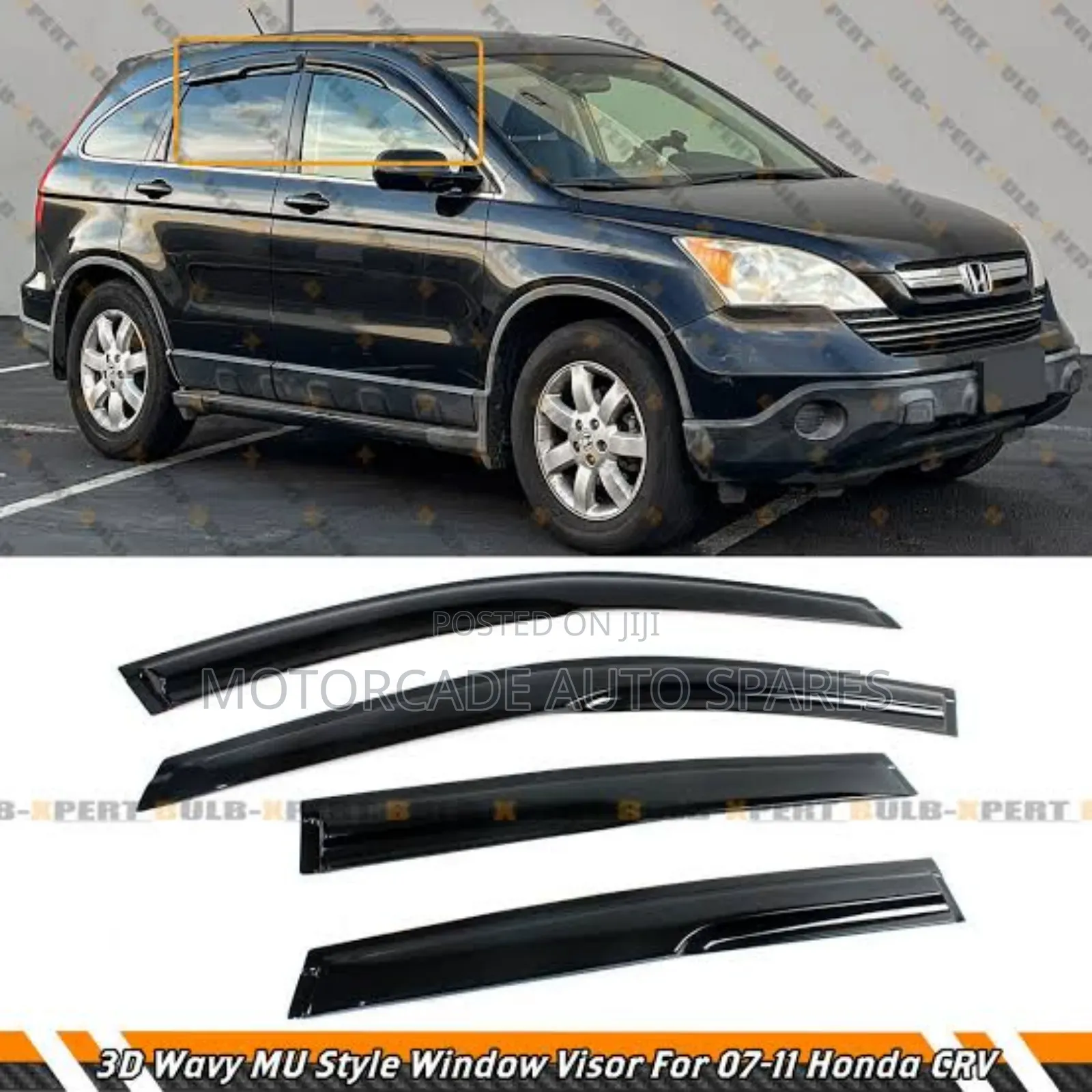 Honda CR-V 2008-2011 Windbreakers/Window Visors Set
