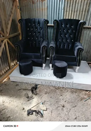 2 Pedicure Seats, 2 Stools and a Platform 