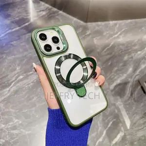 Camera Stand Ring Bracket Magnetic Case for iPhone 15 14 13