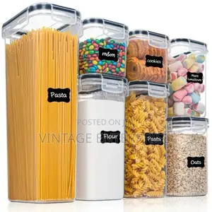 8pc Food /Cereal Pantry Storage