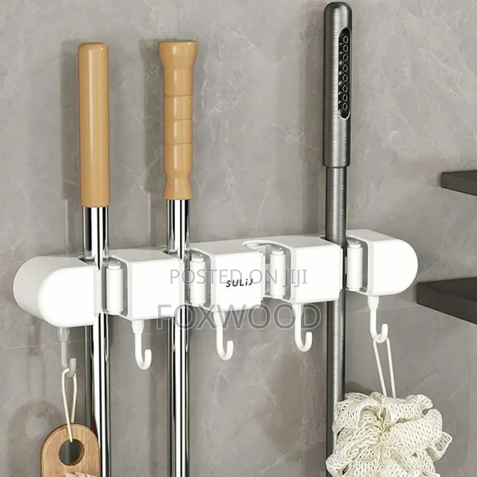 Universal Punch Free Mop Holder