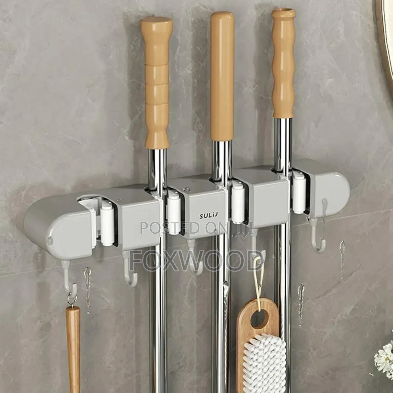 Universal Punch Free Mop Holder