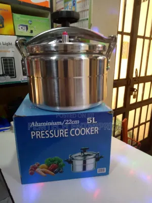 Nunix 5L Aluminum Two Handle Pressure Cooker