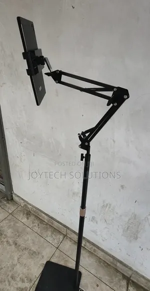 Tablet Floor Stand, Overhead Bed Phone Universal Floor Stand