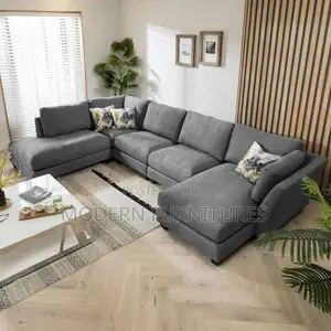 Quatropi 8 Seater Modular U Shaped Sofa/Spring Cushions